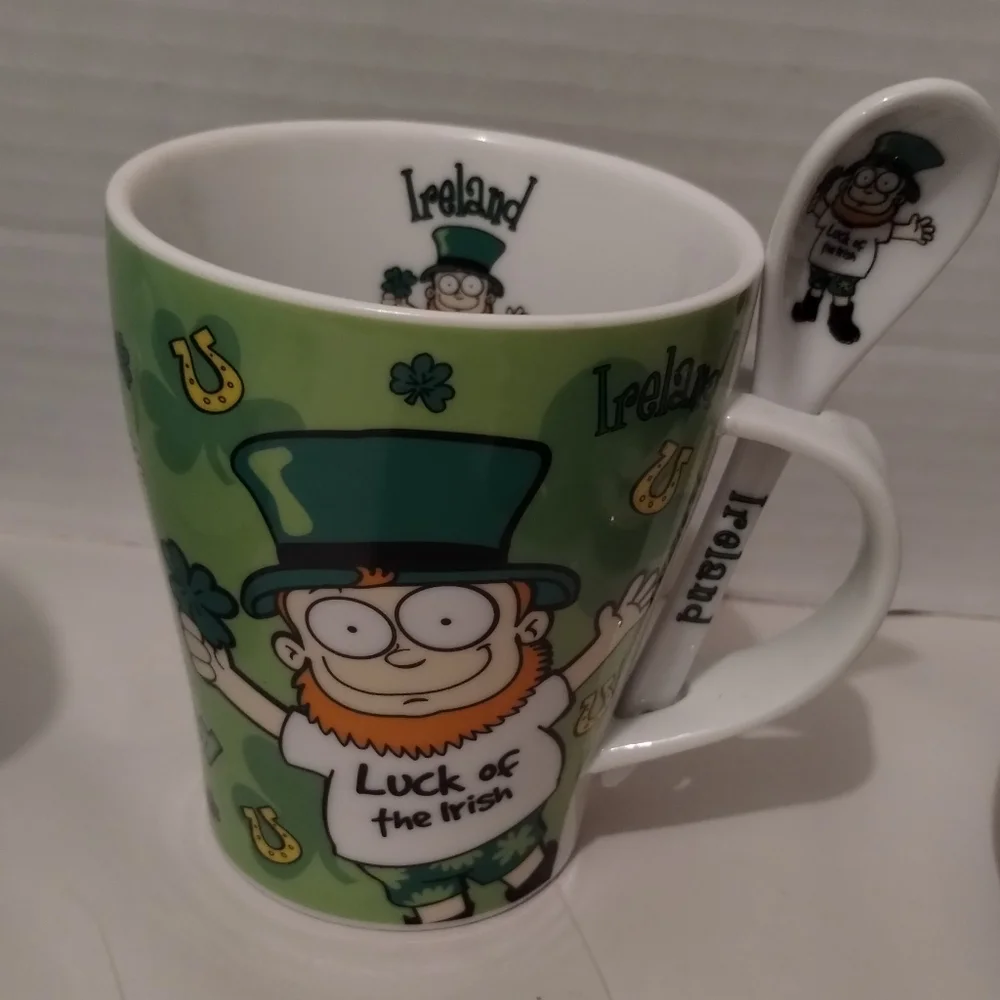 Looney Leprechauns Ireland Luck Of The Irish Coffee Mug